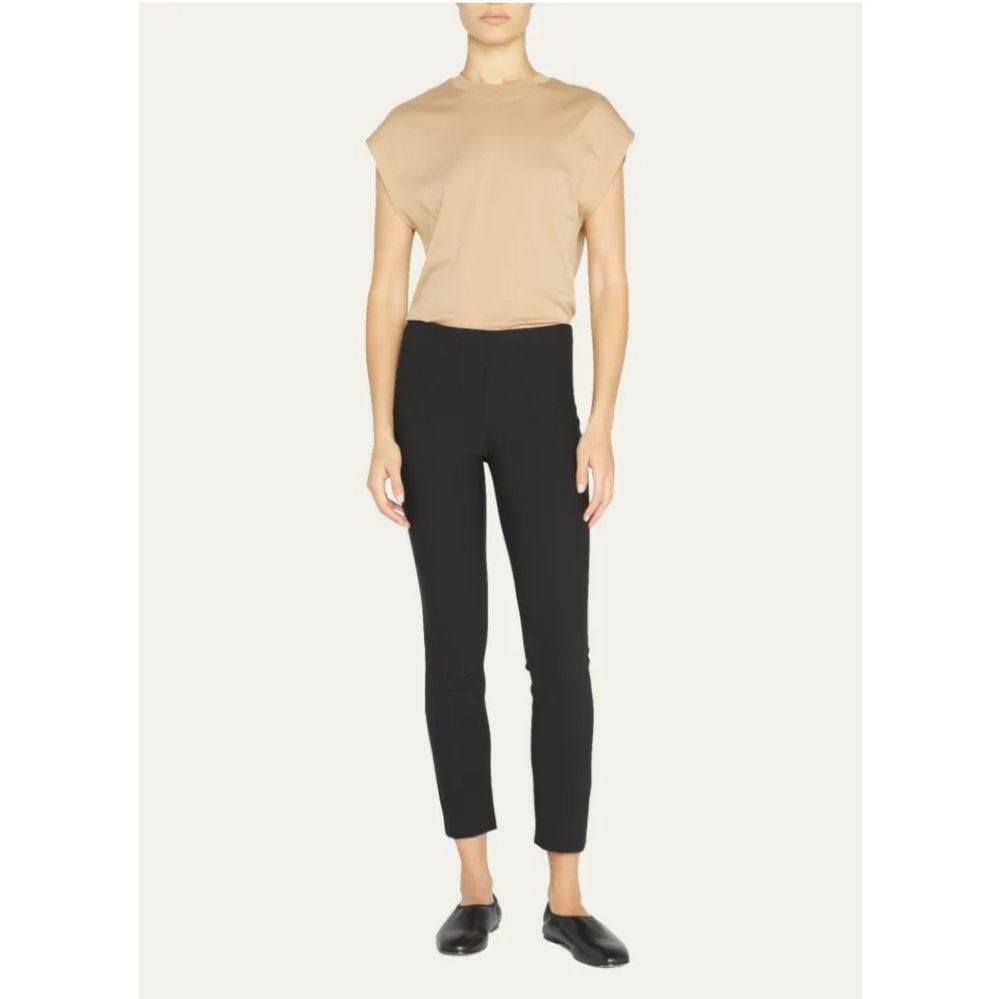 Vince Stitch-Front Seam Leggings Color Black Size L/G - Picture 1 of 16